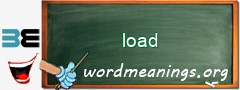 WordMeaning blackboard for load